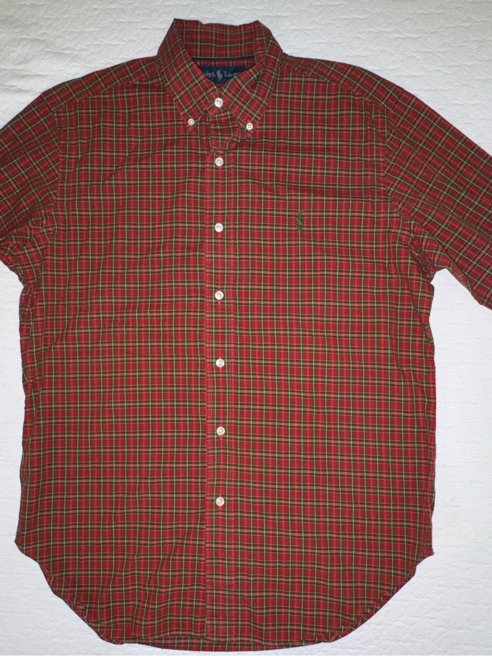 Polo by Ralph Lauren Red Plaid Button-Down Shirt